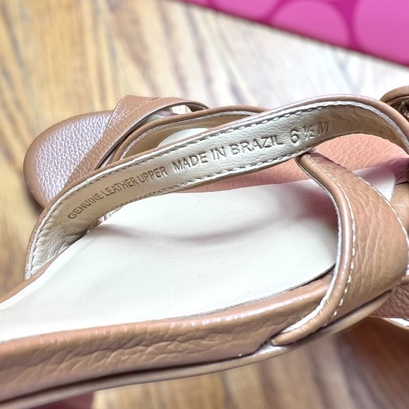 Talbots Leather Heels Ankle Strap - Picture 3 of 8